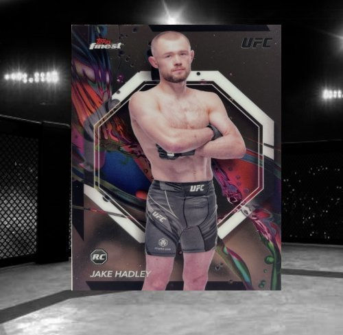 2024 Topps Finest UFC Common #91 Jake Hadley