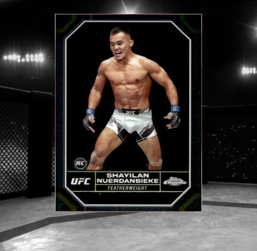 2024 Topps Chrome UFC #182 Shayilan Nuerdanbieke