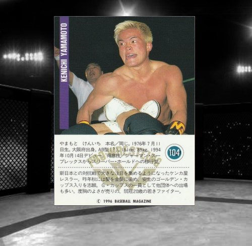 1996 BBM Pro Wrestling #104 Kenichi Yamamoto