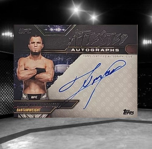 2024 Topps Knockout UFC - Attested Autographs #ATT-UNV Umar Nurmagomedov