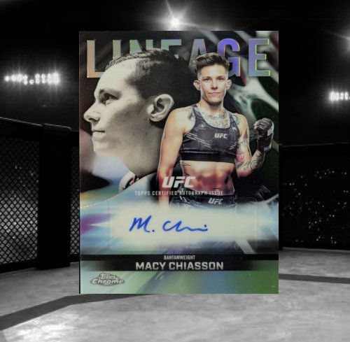 2026 Topps Chrome UFC - Chrome Lineage Autographs #CCA-MA Macy Chiasson