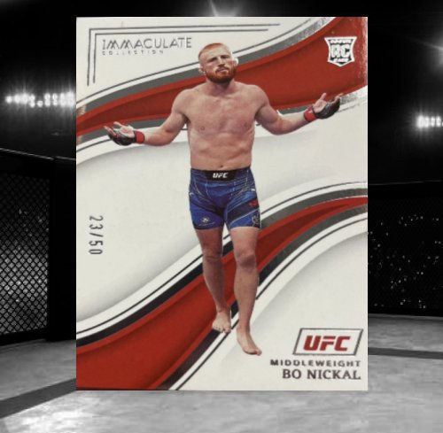 2023 Panini Immaculate Collection UFC #46 Bo Nickal