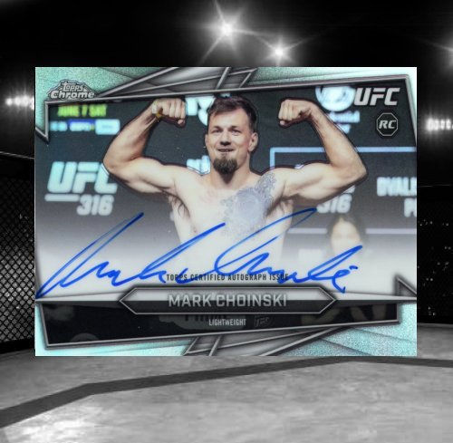 2026 Topps Chrome UFC #BAV-MC Mark Choinski