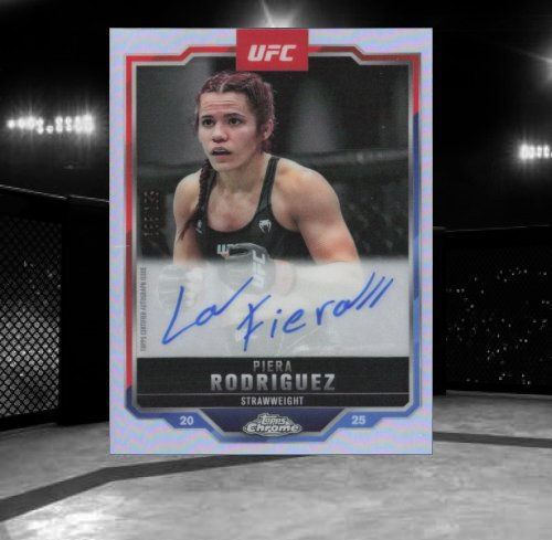 2025 Topps Chrome UFC - Chrome Veteran Autographs CVA-PR Piera Rodriguez