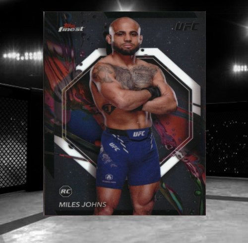 2024 Topps Finest UFC Common #3 Miles Johns