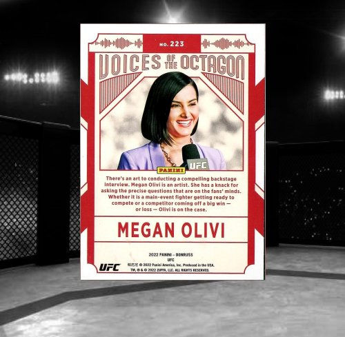 2022 Donruss UFC #223 Megan Olivi