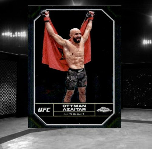 2024 Topps Chrome UFC #109 Ottman Azaitar