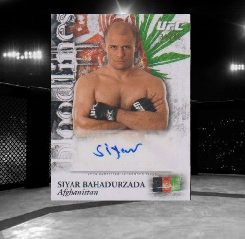 2012 Topps UFC Bloodlines - Bloodlines Autograph #BLA-SB Siyar Bahadurzada