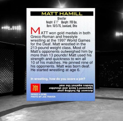 1998 Sports Illustrated for Kids #701 Matt Hamill