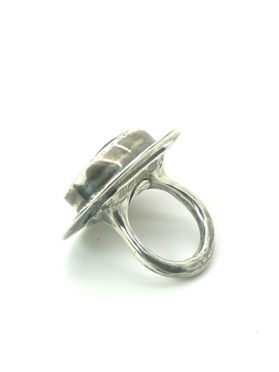 Thumbnail: Sterling Silver Anemone Flower Ring