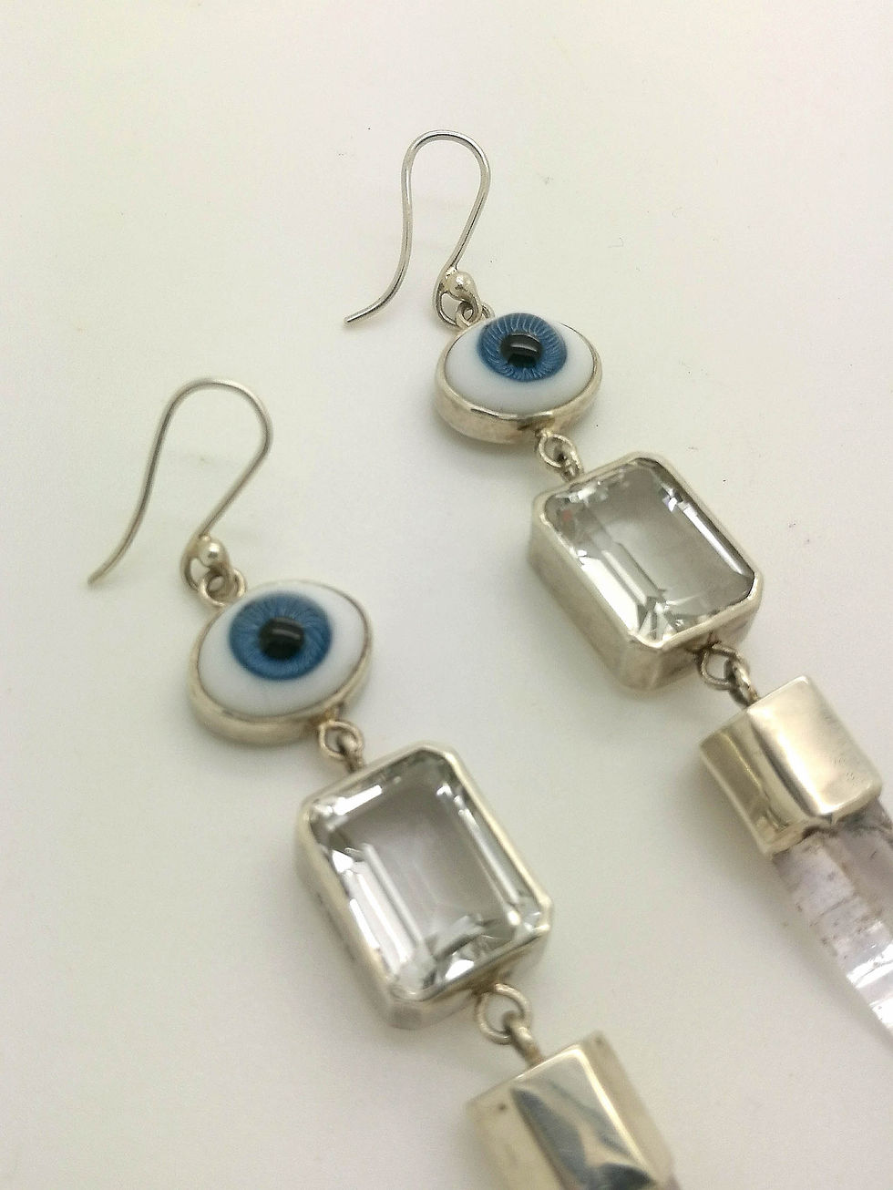 Thumbnail: Vera Crux Glass Eye Earrings