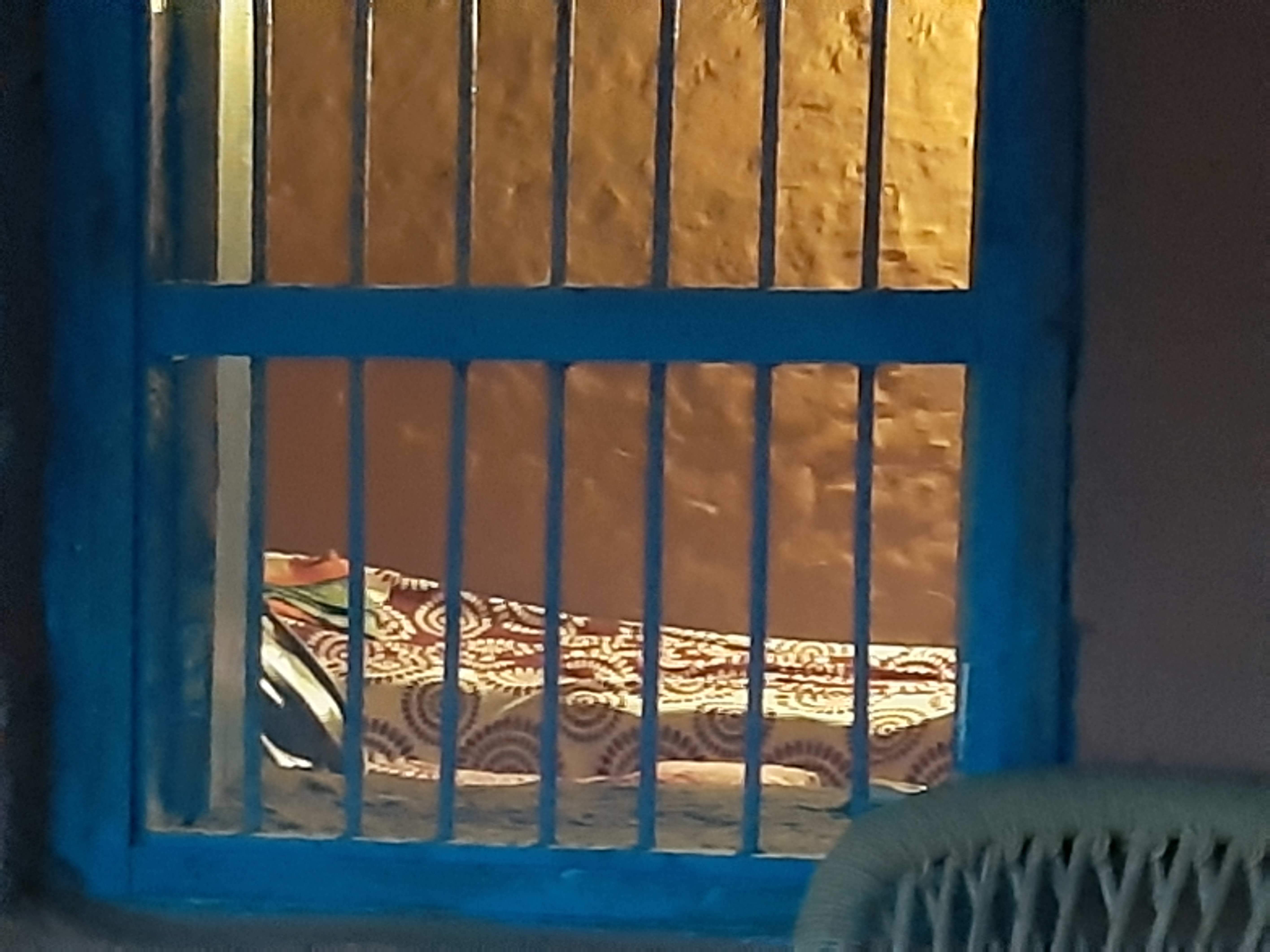 The room through the window