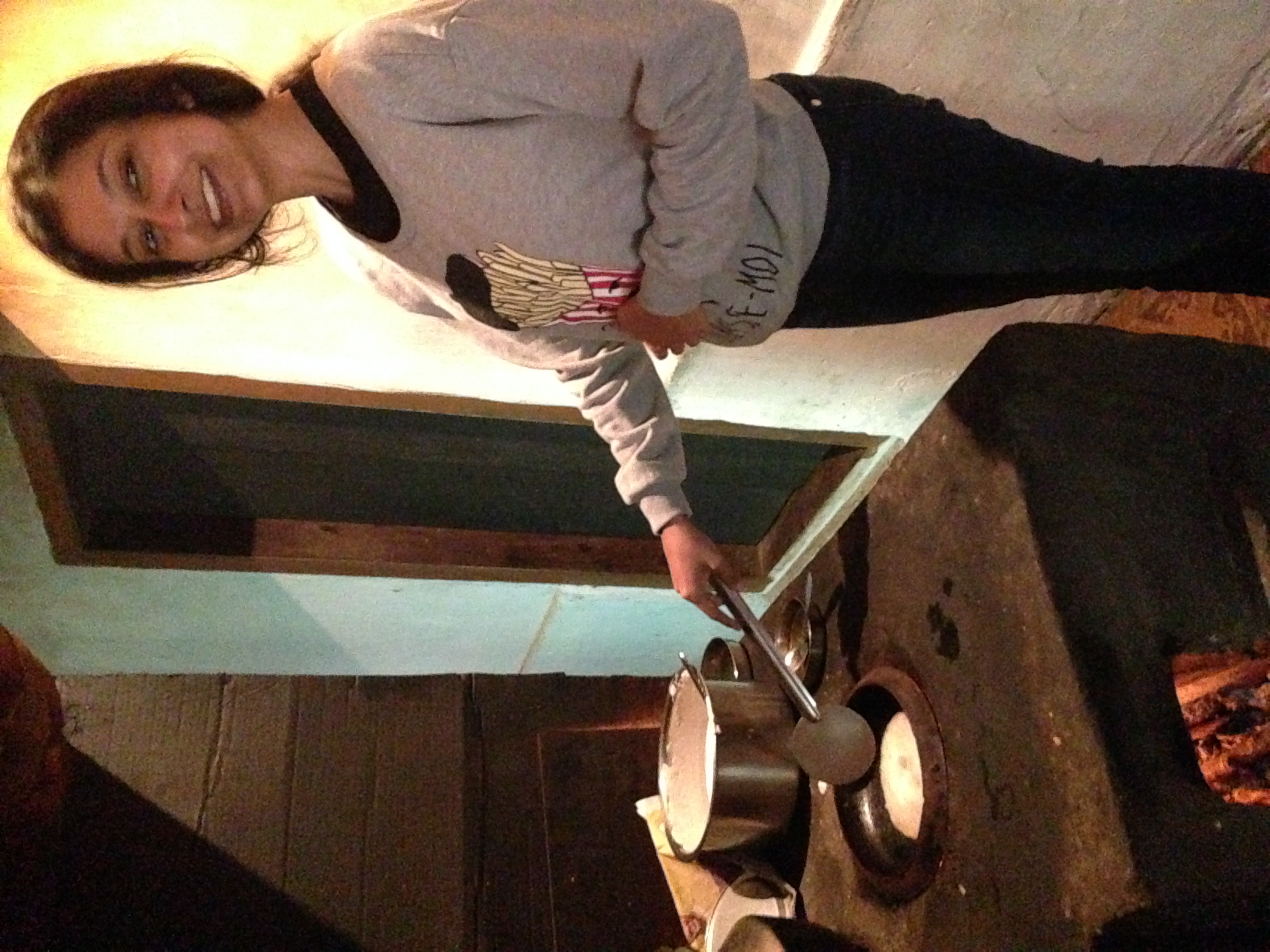 Trying a hand at cooking
