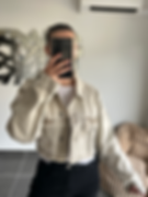 Veste courte en jean 