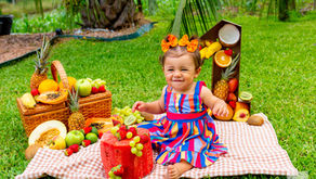 Ensaio Smash the Fruit da Valentina | Histórias que constroem memórias do primeiro ano