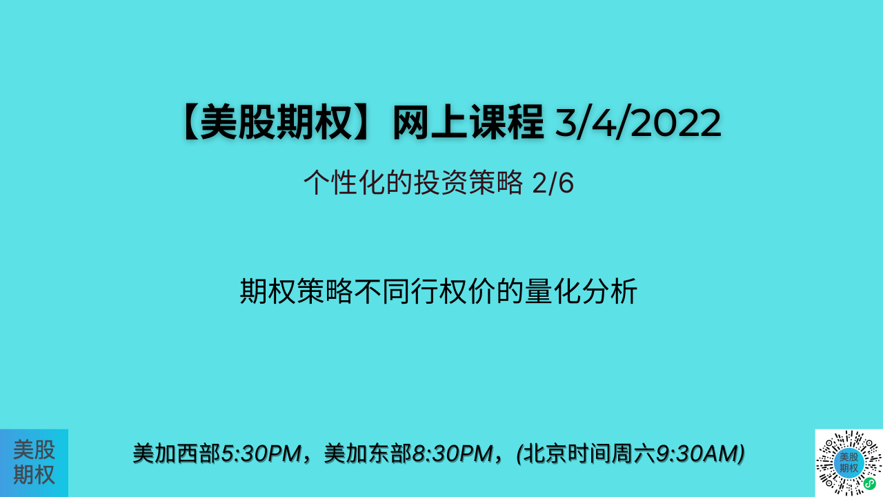 220304-不同行权价的量化分析
