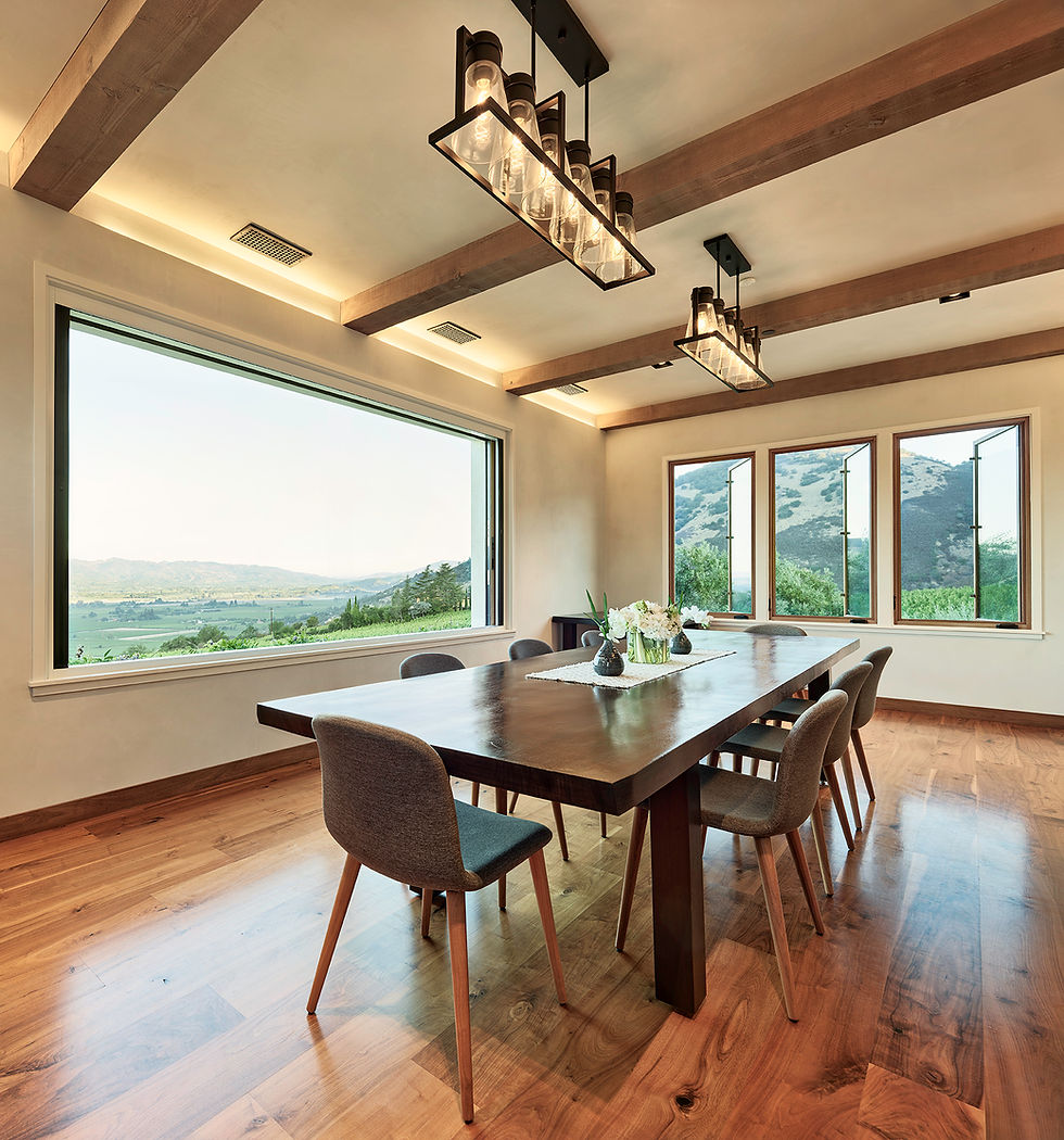 Blending Room with pocket window