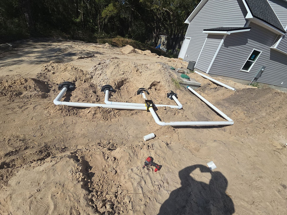 Drainfield replacement project completed by Mudline Septic in Crawfordville Florida