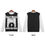 Thumbnail: Men's Black and White Don't Mess With the Box Sweater