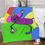 Thumbnail: Soft Polyester Premium Fleece Druggie Eggplant Blanket