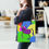 Thumbnail: Druggie Eggplant PU Leather Handbags