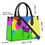 Thumbnail: Druggie Eggplant Luxury Women PU Handbag With Shoulder Strap