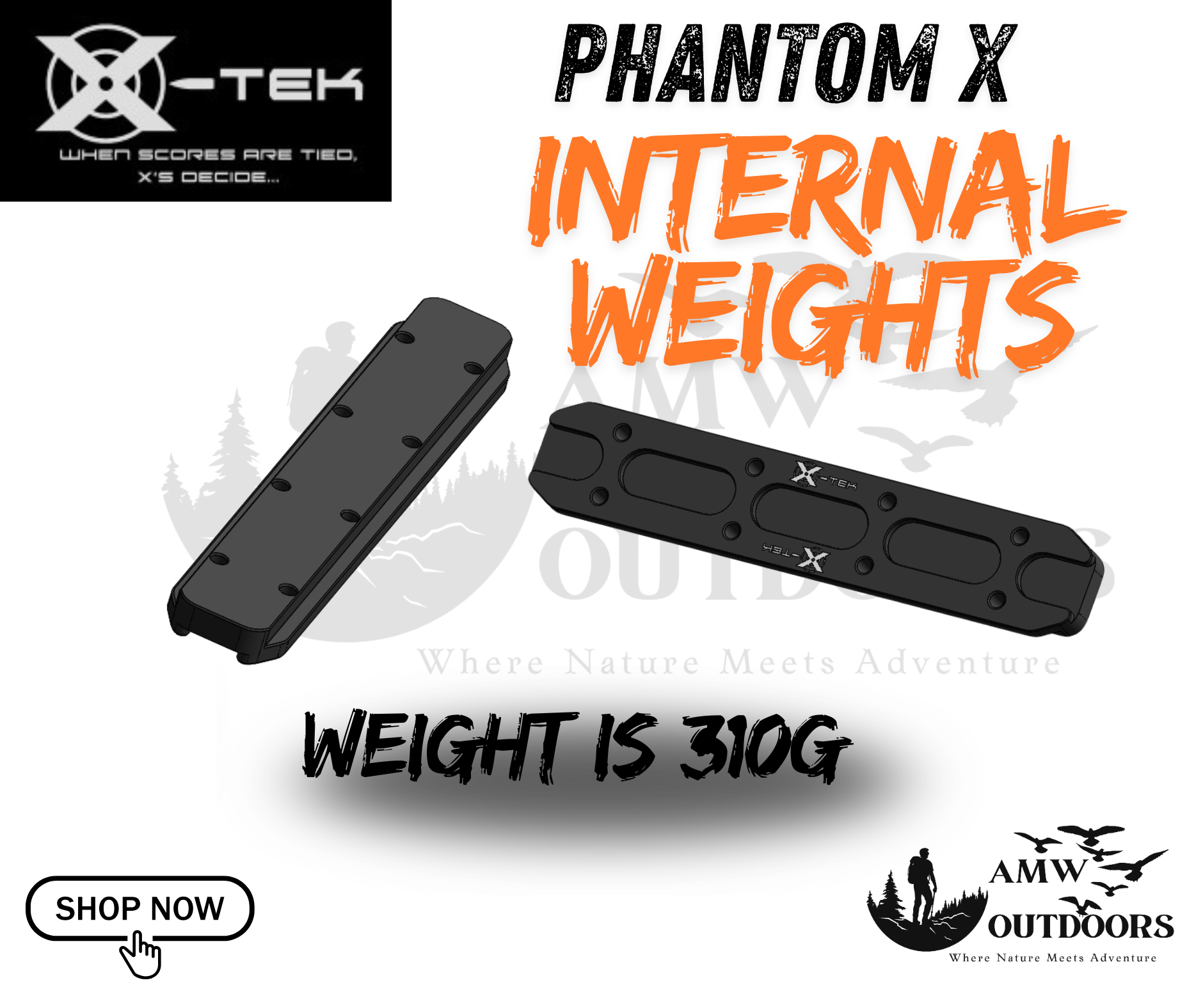 X-Tek internal weights for Phantom X