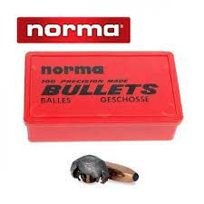 Thumbnail: 5,7mm (.224) 55 T.V NORMA RIFLE BULLETS (100)