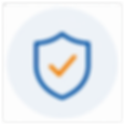 Shield and checkmark icon representing skilled HVAC professionals