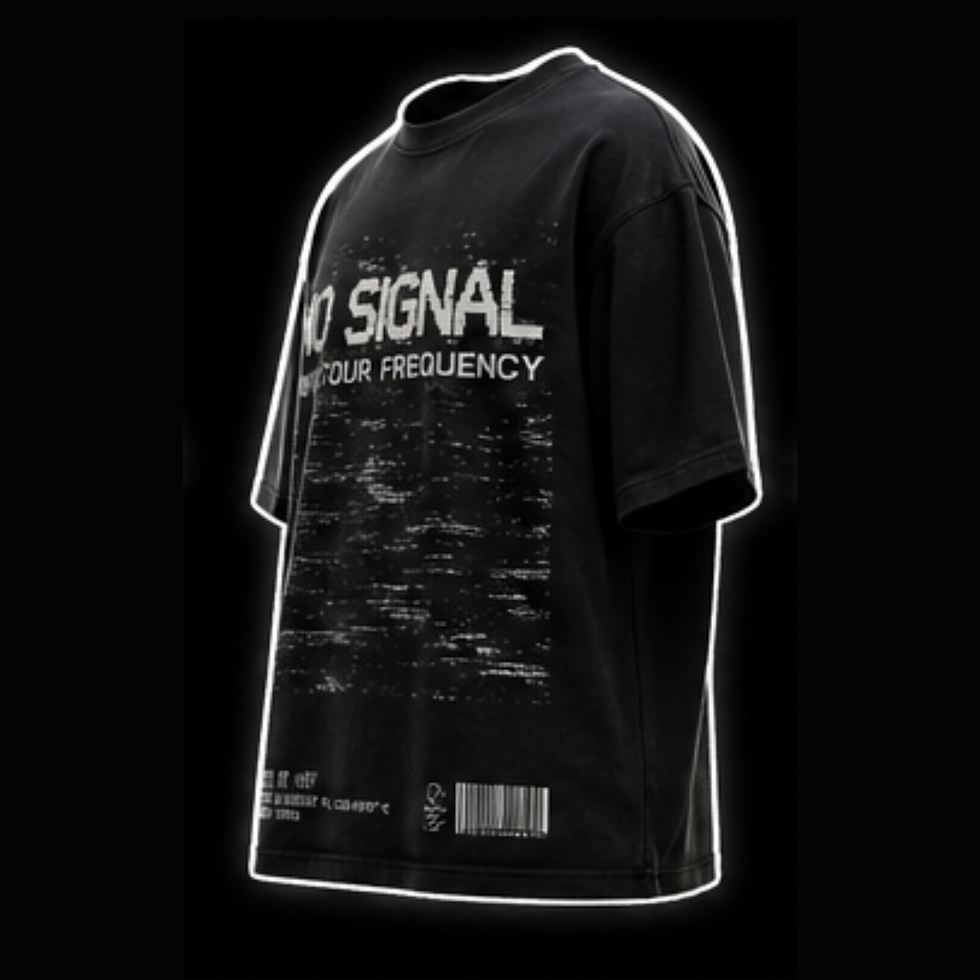 Thumbnail: NO SIGNAL FOUND OVERSIZED TEE