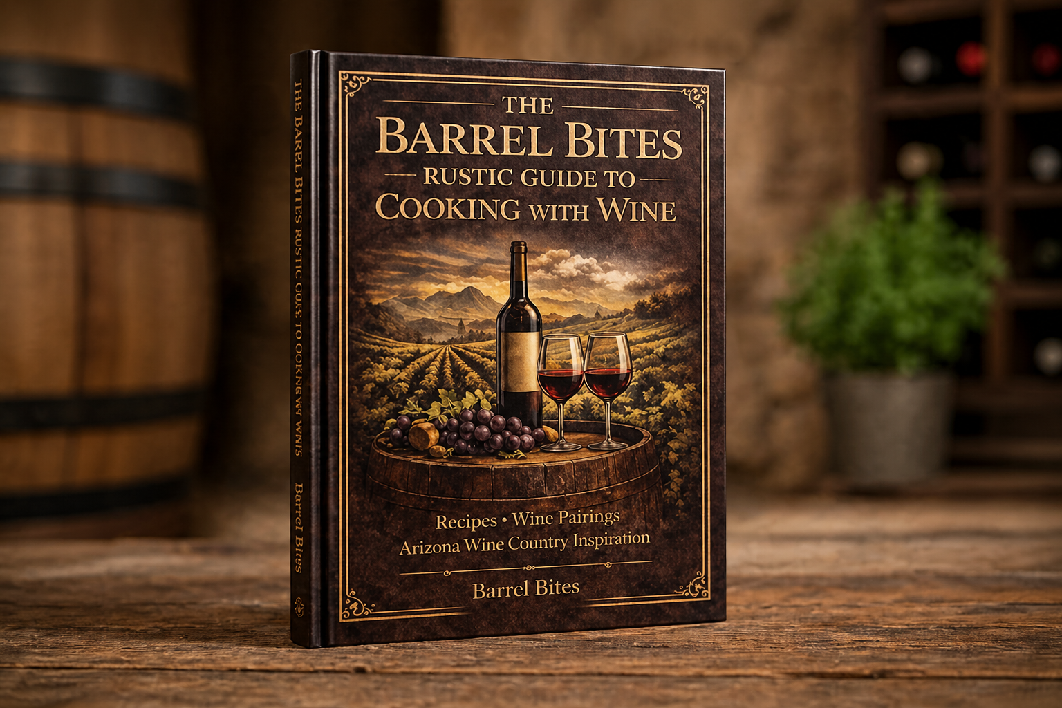 The Barrel Bites Rustic Guide | Cooking with Wine Cookbook