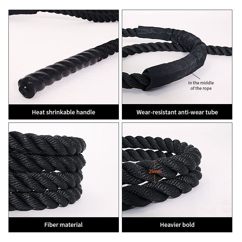 Thumbnail: 25mm Weighted Fitness Heavy Duty Jump Rope