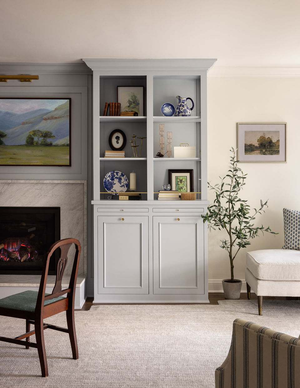 Built In bookcase_verona_nj