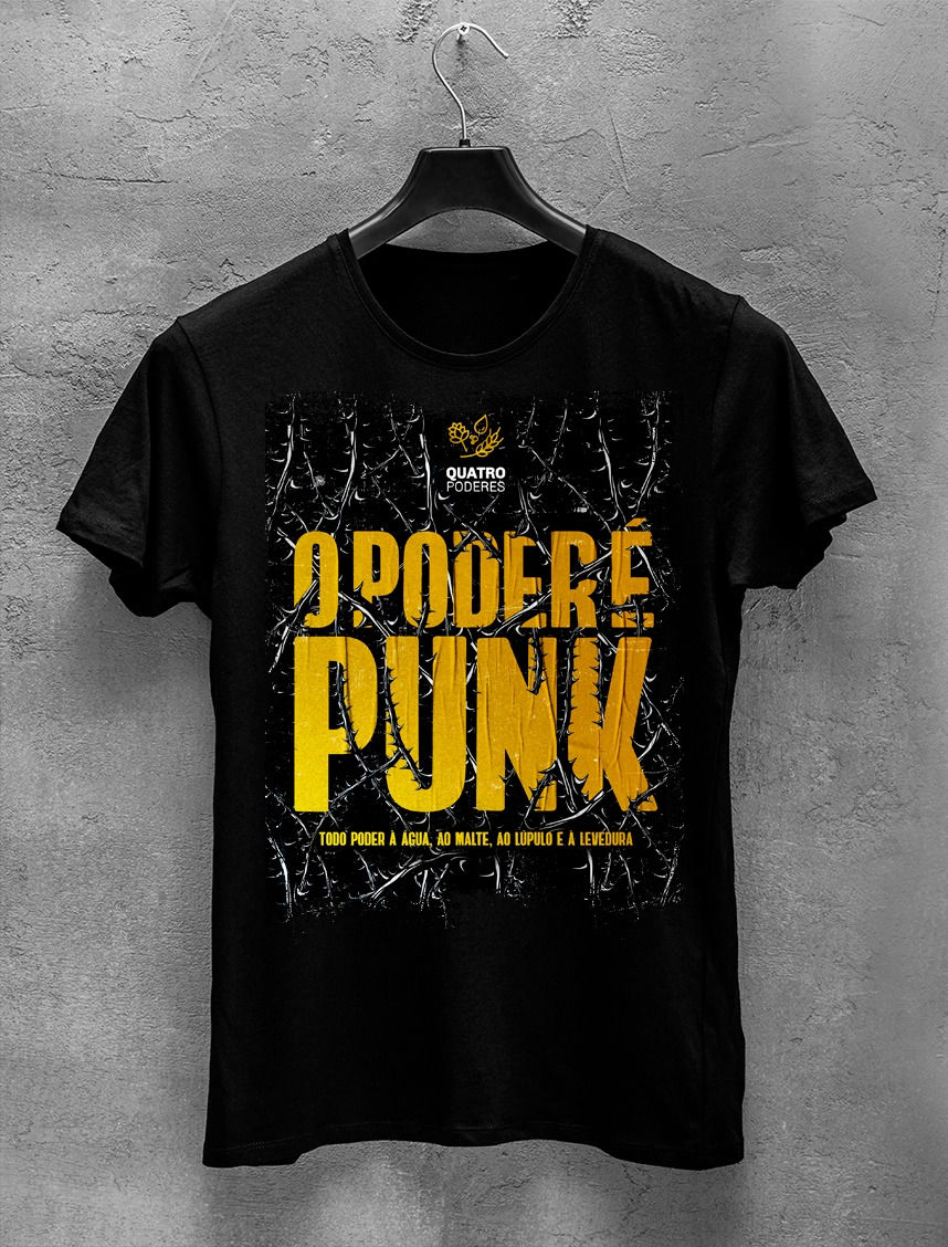 Camiseta O Poder é Punk