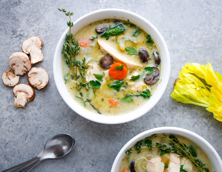 Creamy Chicken Vegetable Soup