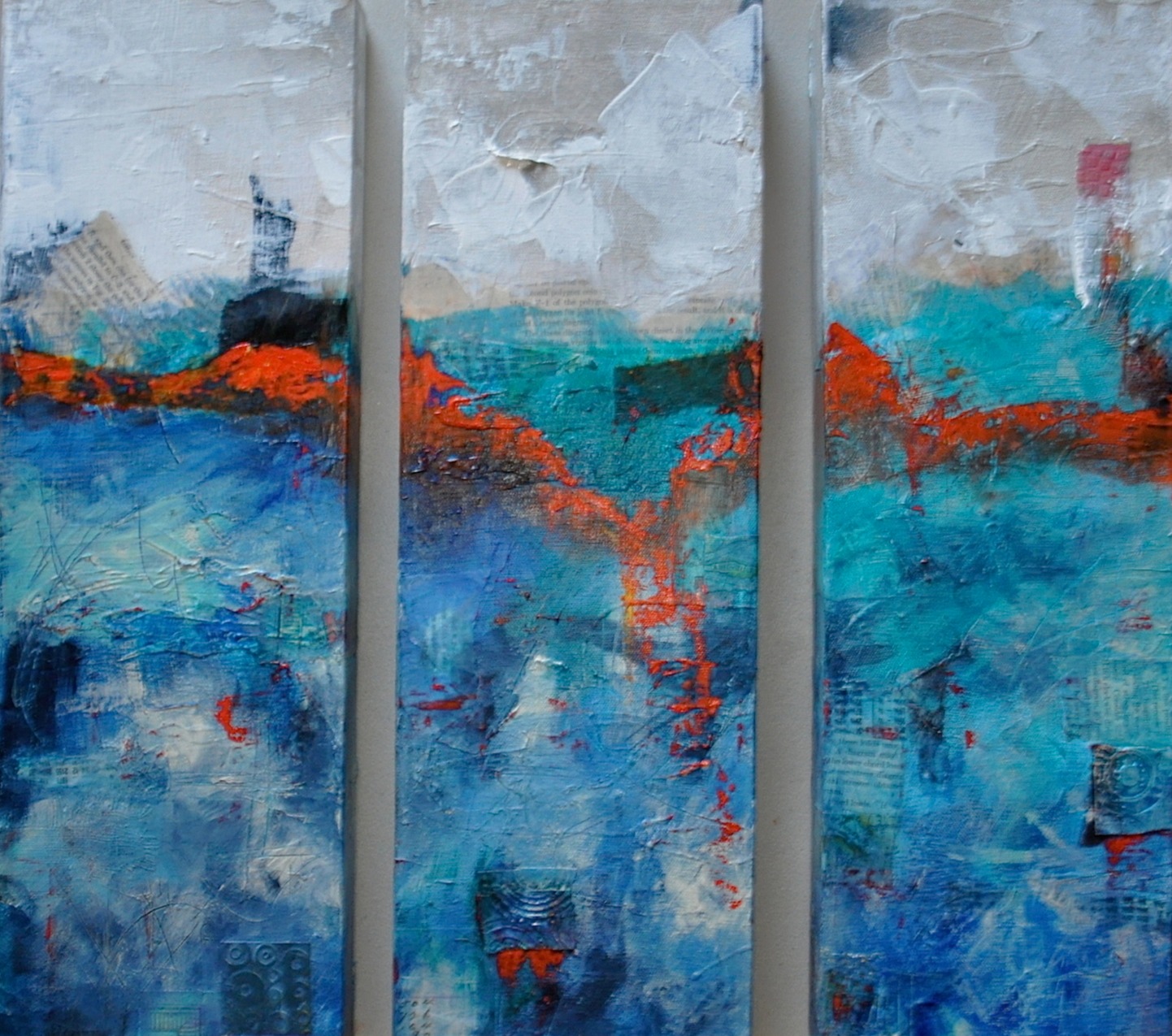 Seascape triptych