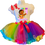 Thumbnail: Moana Outfit Rainbow Tutu Party Dress Shirt Girl Birthday