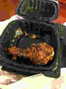 Fried Jerk Chicken from Jerk House Caribbean Restaurant Harlem