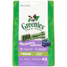 Greenies Blueberry Teenie Dental Chews Dog Treats 340g