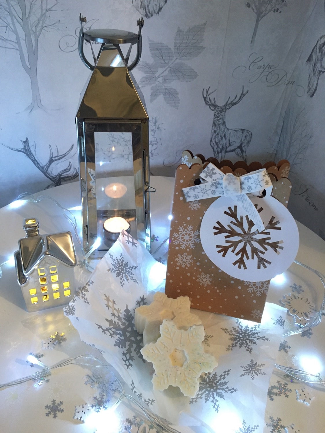The Winter Collection Snowflake gift bag