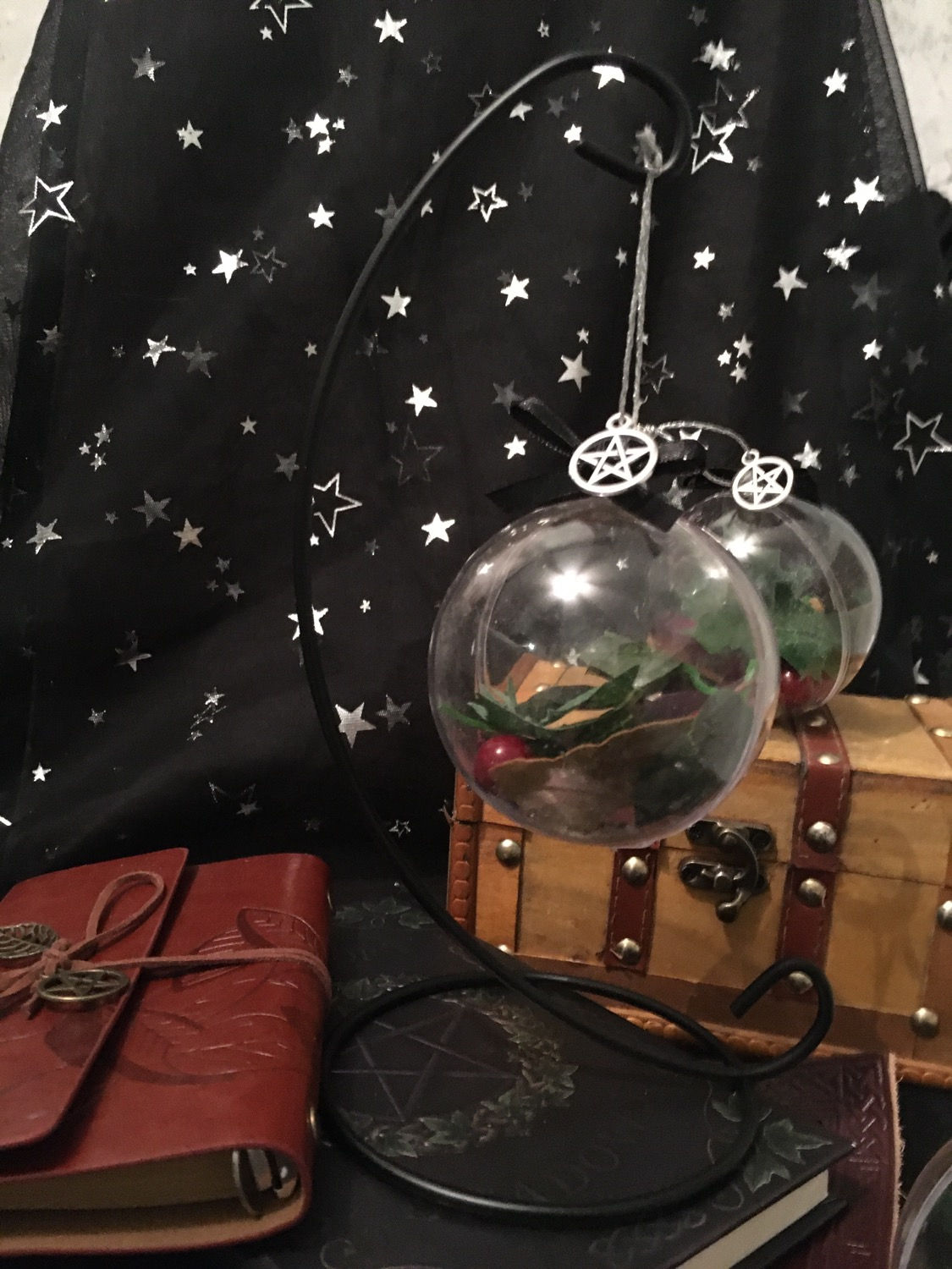 Witch Ball (with Stand)