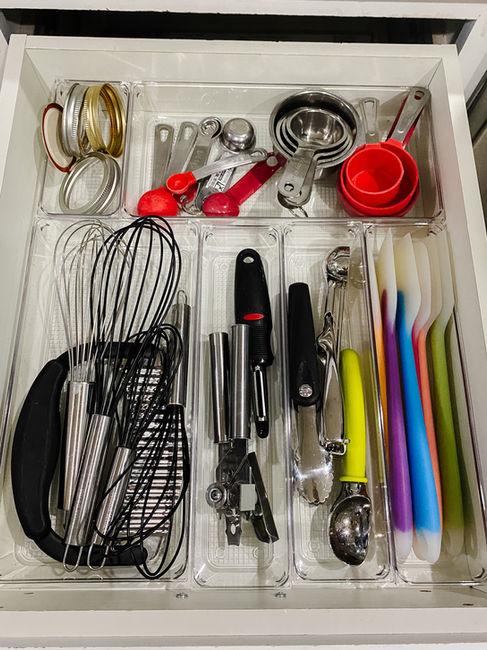 kitchen drawer cooking tools after