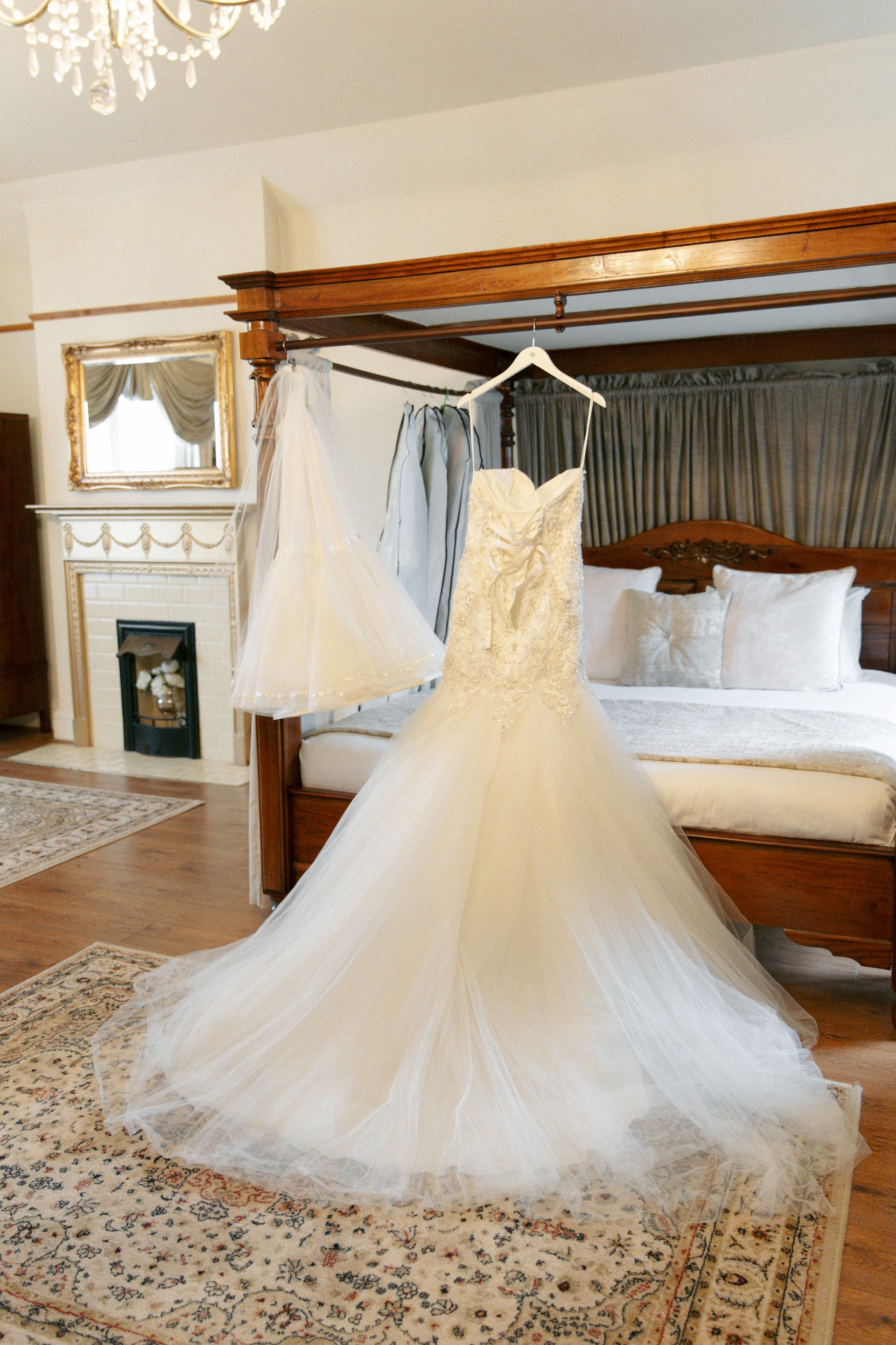 Wedding Dress Details at The West Tower