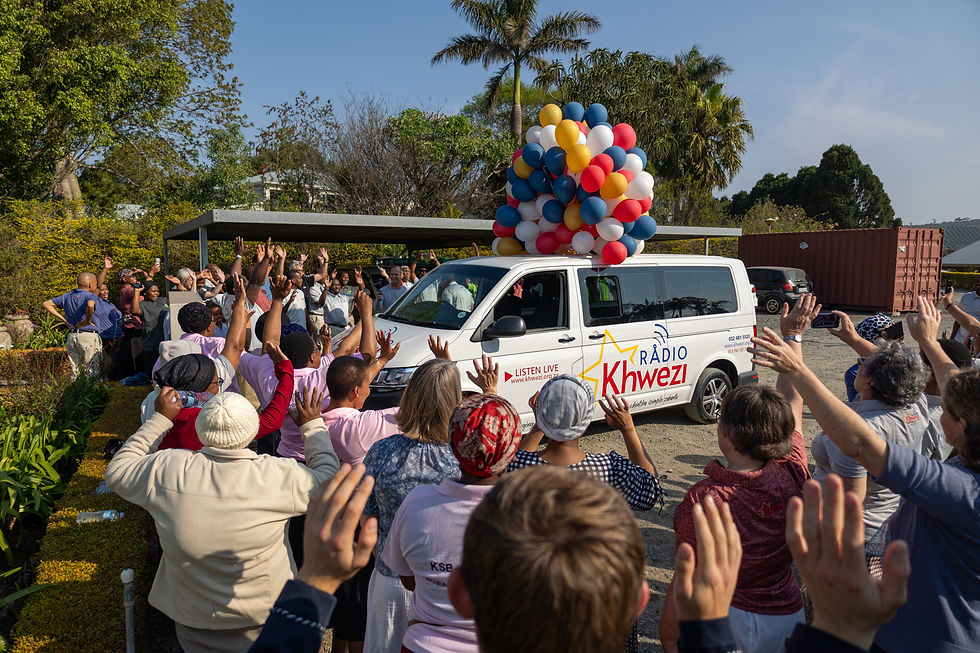 Outside broadcasting vans are on the move, bringing the heartbeat of radio right into the heart of the community!