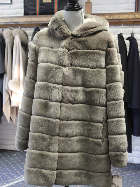 Taupe Rex Hooded Jacket