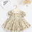 Thumbnail: Little Coco Short Sleeve Floral Girls' Dress