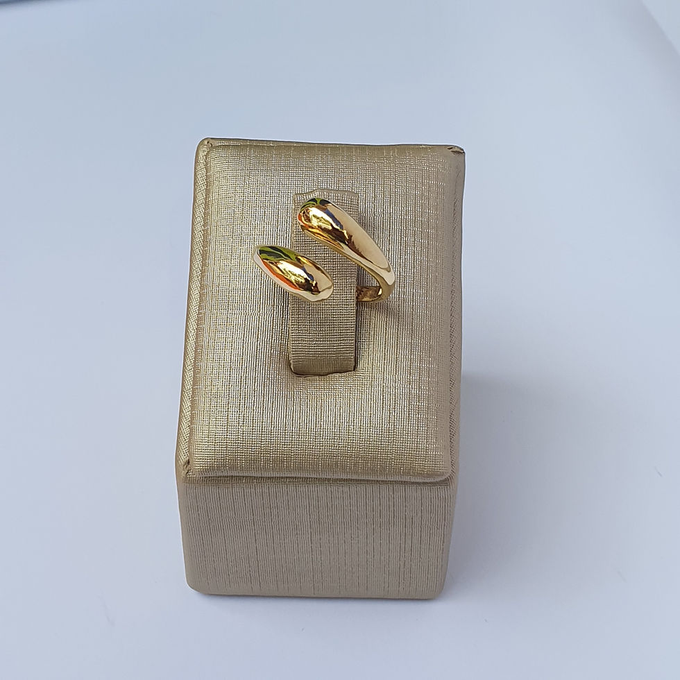 Miniatura: Anel Ajustável Gotas Lisas