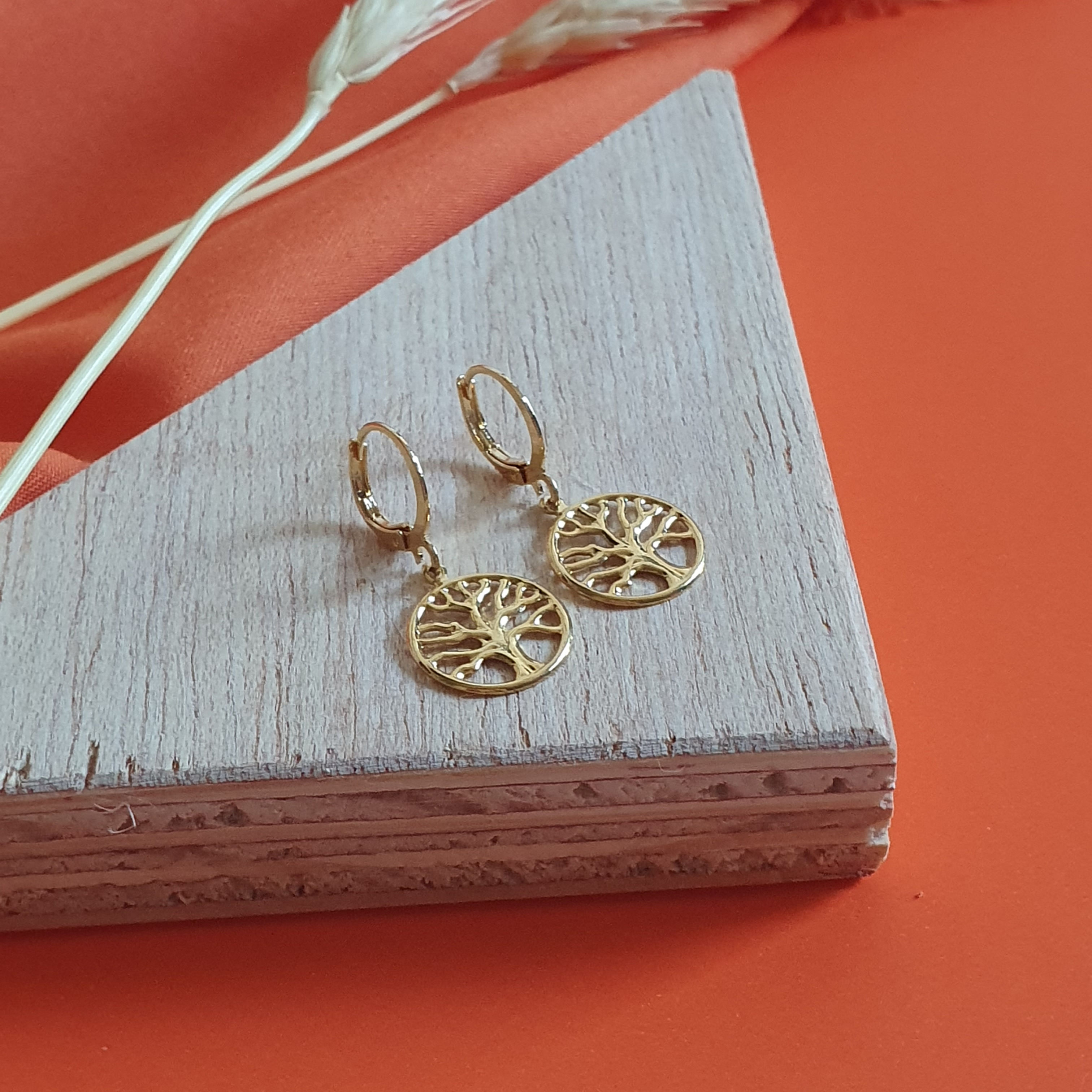Brinco Argolinha Árvore da Vida