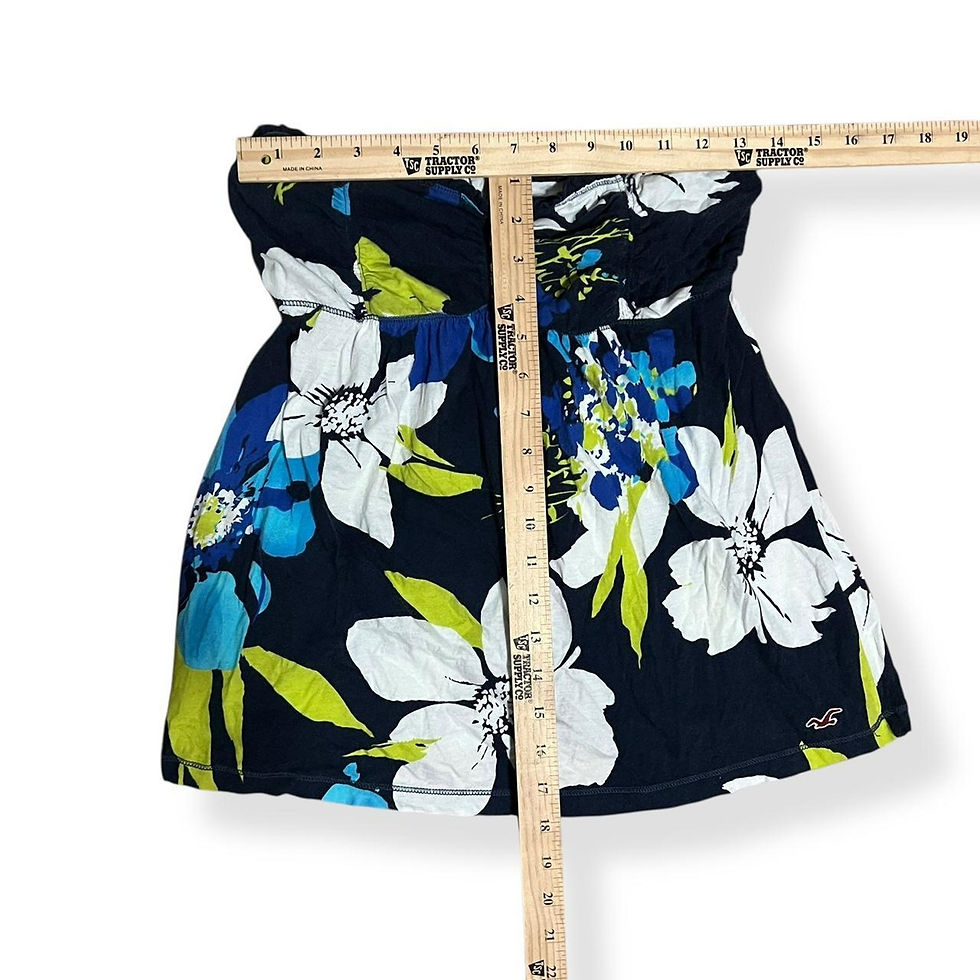 Thumbnail: Y2K Hollister Babydoll Tube Top (medium)