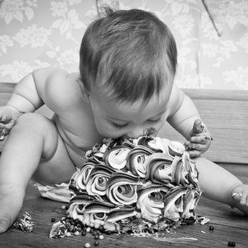 baby cake smash photo shoot middlesbrough